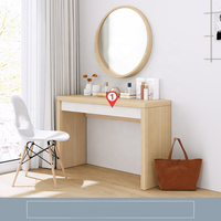 Commode princesse blanche de qualité fiable coiffeuse italienne classique avec miroir et tiroirs