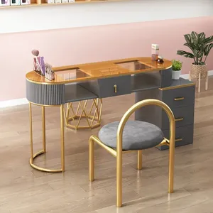 Table de manucure multifonctionnelle de luxe léger pour usage domestique et professionnel, modèle tendance, pour une personne - Product Image 3