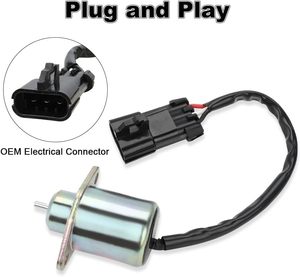 วาล์วโซลินอยด์ตัดน้ำมันเชื้อเพลิงเครื่องยนต์รถขุด 12V DC 25-15230-01 SA-4561-T อะไหล่เครื่องจักรก่อสร้าง - Product Image 4