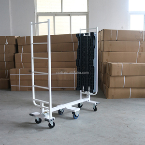 RH-WTU-1288 1288*430*1550Mm 400Kg Smalle Gangpad Duwkar Supermarkt Zeswielaanvulling U Boot Logistieke <span class=keywords><strong>Trolley</strong></span> - Product Image 3