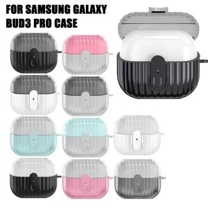 Meilleure vente étui de protection sans fil étanche à la mode pour écouteurs pour <span class=keywords><strong>Samsung</strong></span> Shell <span class=keywords><strong>Galaxy</strong></span> <span class=keywords><strong>Buds</strong></span> 3/3 Pro couverture transparente pour écouteurs - Product Image 3