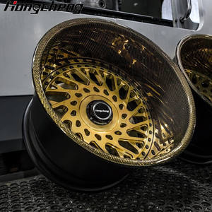 Jantes personnalisé<span class=keywords><strong>es</strong></span> deux pièces trois pièces 18 "or 5x114.3 5x120 5x112 en fibre de carbone forgé<span class=keywords><strong>es</strong></span> pour voiture de luxe LEXUS <span class=keywords><strong>ES</strong></span> 16 BMW Porsche - Product Image 1