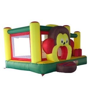 Sân Phim Hoạt Hình Khỉ Hình Dạng Inflatable <span class=keywords><strong>Bouncer</strong></span> Jumper Combo Lâu Đài Bouncy - Product Image 3