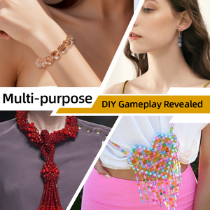 Bán buôn New hình dạng Phụ kiện làm DIY Túi OEM/ODM Glass pha lê hạt - Product Image 6