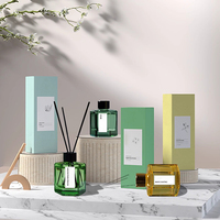 Bouteille de diffuseur de parfum d'aromathérapie Hexagonal vide 50ml 100ml personnalisé en gros