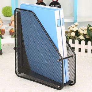 Metal Black Mesh Desk <b>File</b> <b>Organizer</b> 1-tier Magazine Holder Magazine <b>File</b> Holder <b>Organizer</b> - Product Image 4