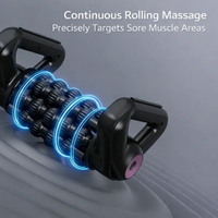 Rouleau de massage percussif automatique, masseur corporel complet avec support trépied pour la relaxation musculaire et la récupération après l'entraînement
