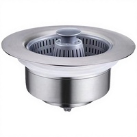 Filtre universel en acier inoxydable pour évier de cuisine, bouchon de vidange pour lavabo et évier, noyau pop-up, nouveau style chinois