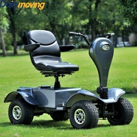 Scooter électrique de golf Dailymoving populaire 24V 1200W avec moteur Linix, carrosserie ouverte pour passagers et double suspension à ressorts
