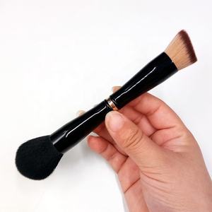 Brocha correctora 4 en 1 <span class=keywords><strong>de</strong></span> doble punta, para mezclar colorete, sombra <span class=keywords><strong>de</strong></span> <span class=keywords><strong>ojos</strong></span> ondulada, maquillaje - Product Image 4