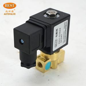 Z201 פליז 100בר 2 כיווני נחושת בלחץ גבוה 1/4 1/8 אינץ' שסתום סולנואיד DC <span class=keywords><strong>AC</strong></span> 12V 24V 220V - Product Image 3