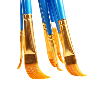 Ensemble de pinceaux d'artiste en nylon avec manche en plastique LUOYA HB-021 pour étudiants en art, peinture à l'aquarelle, acrylique/huile, Zhejiang - Product Image 1