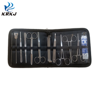 Instruments de chirurgie vétérinaire CETTIA KD970L, outils de pratique de la suture, trousse chirurgicale pour animaux de ferme de grande taille