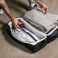 Sacs et cubes de rangement pliables en PVC imperméable de qualité supérieure pour vêtements de voyage, 27L, réutilisables
