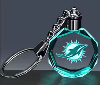Porte-clés en cristal LED K9 avec design de carte des étoiles flottante - Idéal pour une visibilité nocturne, les cadeaux de fête ou comme souvenir unique