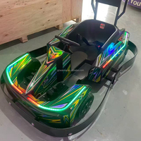 Kart de Carreras Eléctrico de Alta Calidad con Motor Dual de 24V 350W de Alto Torque, Kart de Carreras de 2 Plazas, Kart de Derrape