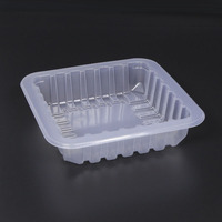 Barquette en plastique jetable MISVI 0,6 mm en PP pour aliments surgelés, résistante à la chaleur et utilisable au micro-ondes, vente en gros