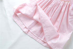 C75015 Vestido de Verano 2021 para Bebés y Niñas Pequeñas, de Algodón a Rayas, Bordado a Mano, con Volantes, Conjuntos de Ropa al por Mayor - Product Image 6