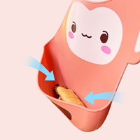 Bavoirs pour enfants en silicone sans BPA, personnalisables avec logo, motif girafe de dessin animé, fermeture à bouton, jetables, imperméables, service OEM, emballage