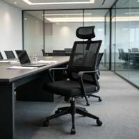 Chaise de bureau pivotante en maille, vente directe d'usine en Chine, mobilier de bureau pour salle de réunion et poste de travail