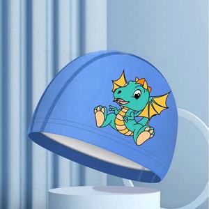 Accesorios para <span class=keywords><strong>Piscina</strong></span> <span class=keywords><strong>Infantil</strong></span>, <span class=keywords><strong>Gorro</strong></span> de Natación de PU - Product Image 4