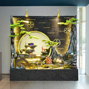 5.1ft xi măng đứng đài phun nước | Mưa và UV bảo vệ, Bền, thời tiết kháng, dễ dàng để lắp ráp, với đèn LED - Product Image 3