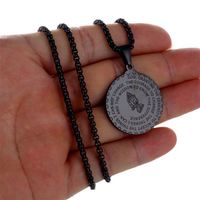 Pendentif religieux mains en prière, collier chrétien en acier inoxydable couleur argent et or pour femmes et hommes, cadeau bijoux