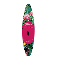 Planche de surf gonflable Fayean One Layer rose flamant rose, planche de surf debout, planches de sup gonflables