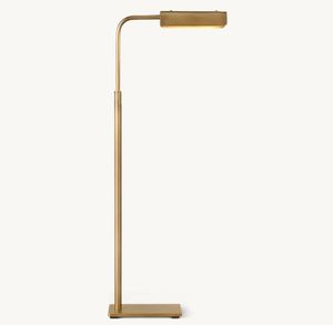 Yihao โคมไฟตั้งพื้นสไตล์วินเทจ, โคมไฟฮาโลเจนหรูหราพร้อมชั้นวางระบบไฟอเนกประสงค์สำหรับห้องนั่งเล่น - Product Image 3