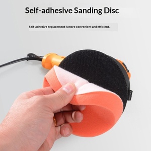 Lucidatrice Elettrica Portatile Industriale per Auto e <span class=keywords><strong>Mobili</strong></span> in Legno Massello, 220V, Leggera 1,6kg - Product Image 3