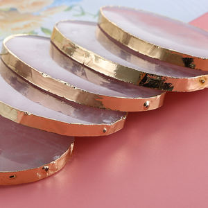 Sottobicchieri in quarzo rosa <span class=keywords><strong>agata</strong></span> esagonale per bevande sottobicchieri in cristallo rosa per decorazioni per la casa sottobicchieri in <span class=keywords><strong>agata</strong></span> per tavolino fetta di <span class=keywords><strong>agata</strong></span> - Product Image 6