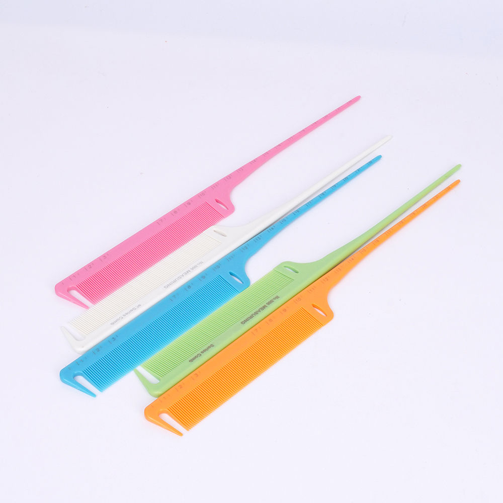 Лидер продаж на Amazon, антистатические прямые расчески, расческа для плетения, крысиный хвост, пластиковая расческа для укладки волос