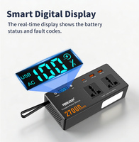 Penjualan Langsung Pabrik Layar Digital 150W Power Station Portabel 97.2Wh 27000mAh Mini Power Bank untuk Laptop dan Ponsel