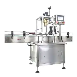 High Speed Fruit Can Cap Tightening Machine Machine De Capsulage De Bouteilles De Boisson En Plastique For Sale