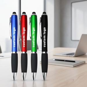 ปากกาสไตลัสแบบสัมผัสหน้าจอ LED รุ่นใหม่ พร้อมสลักโลโก้ด้วยเลเซอร์ ปากกาลูกลื่นสำหรับนักเรียน โปรโมชั่นพิเศษ - Product Image 1