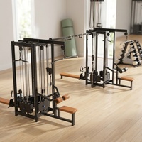 Nouvelle conception, équipement de fitness de haute qualité, export direct d'usine, équipement de gym commercial et domestique, machine multifonctionnelle à 8 stations