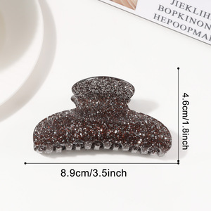 <span class=keywords><strong>Gareth</strong></span> Đồ Trang Sức Nhựa Sequins Cá Mập Thiết Kế Của Phụ Nữ Tóc Clip Châu Âu & Mỹ Phong Cách Đảng Sử Dụng 9.3Cm Mô Hình 8296 - Product Image 6