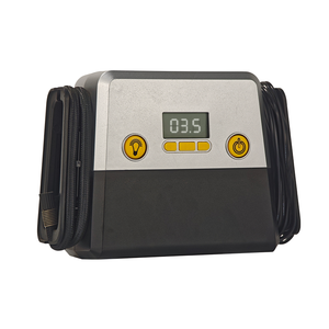 Richrek DC12V LCD Medidor de presión digital Inflador de neumáticos 80PSI Inflado rápido Luz DE EMERGENCIA Cierre automático Portátil ABS 120W CE - Product Image 2