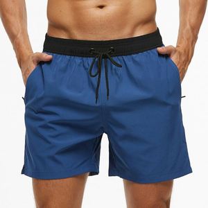 Customized Your Own Logo Solid Plain Color Summer Polyester Swimwear Beach Surf <b>Trunks</b> Board Shorts <b>for</b> <b>Men</b> - Product Image 4