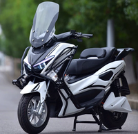 Sepeda Motor Listrik Bertenaga 12 Inci 3000W Moped Listrik Dewasa Kecepatan 105km/jam Jarak Tempuh 100km Sepeda Motor Listrik Dengan Jarak Tempuh Jauh