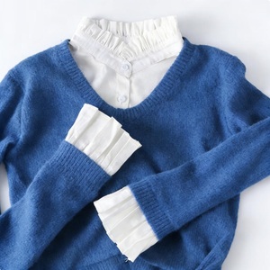 Cuello Falso <span class=keywords><strong>de</strong></span> Encaje Estilo Victoriano Vintage para Mujer, Venta Caliente 2026, con Puños con Volantes, Cuello Falso Desmontable para <span class=keywords><strong>Camisa</strong></span>, Venta al por Mayor - Product Image 4