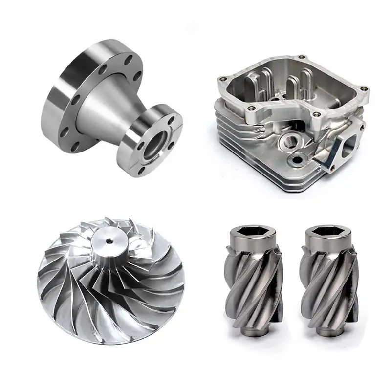 Piezas de máquina de torneado CNC de alta precisión, 5 ejes, acero inoxidable/latón/aluminio/titanio