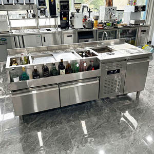 محطة بار كوكتيل مخصصة لمنصة عمل البارتندر، مجموعة كاملة من معدات البار على الطراز الأمريكي، مورد معدات البار - Product Image 6