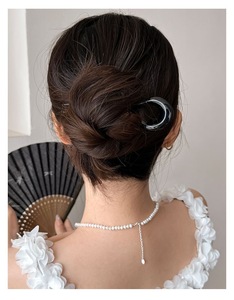 Horquilla para el pelo en forma de U de moda, de acetato acrílico con efecto caparazón de tortuga, accesorio geométrico para el cabello, palillos para el pelo, accesorios para el cabello para mujeres y niñas - Product Image 6