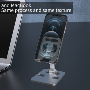 Soporte plegable para teléfono móvil, soporte manos libres para teléfonos inteligentes con ángulo <span class=keywords><strong>de</strong></span> visión ajustable, envío directo, productos - Product Image 4