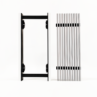 Diffuseur d'air linéaire en plastique pour maison, appartement, hôtel, villa, ventilation CVC, grille amovible disponible en noir et blanc