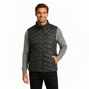 AQTQ Gilet <span class=keywords><strong>Sans</strong></span> Manches Homme Personnalisé, Gilets de Golf et de Course, Doudoune <span class=keywords><strong>Sans</strong></span> Manches Homme - Product Image 2