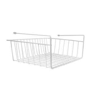 Household cabinet organizer multi-function under desk storage shelf hanging rack
