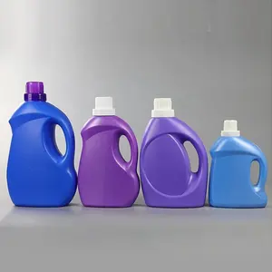 Detergente para lavanderia, 1l, 2l, 3l, grande, plástico vazio, limpador de vaso sanitário, garrafas de recipiente líquido