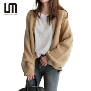 منتج Liu Ming الرائج للخريف والشتاء على الطراز الكوري محبوك فضفاض ملابس نسائية عصرية سترة - Product Image 1